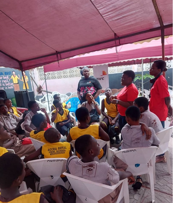 PwC employees engage adolescent girls in Jamestown PwC employees engage adolescent girls in Jamestown