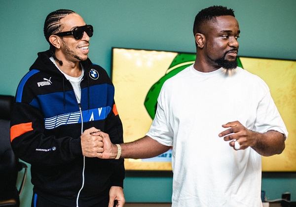 Ludacris spotted recording music with Sarkodie in Ghana