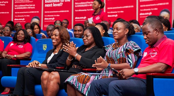 Elsie Addo Awadzi (3rd from right), Second Deputy Governor, BoG, with Abena Osei-Poku (4th from right), MD, Absa Bank Ghana, and Rosy Fynn (2nd from right), Country Director, Mastercard Foundation, at the launch of the support programme Elsie Addo Awadzi (3rd from right), Second Deputy Governor, BoG, with Abena Osei-Poku (4th from right), MD, Absa Bank Ghana, and Rosy Fynn (2nd from right), Country Director, Mastercard Foundation, at the launch of the support programme