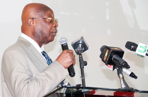 Prof. Yaw Adu-Gyamfi, Council Chairman, Ghana College of Physicians and Surgeons, addressing the 20th anniversary celebration. Picture: ELVIS NII NOI DOWUONA Prof. Yaw Adu-Gyamfi, Council Chairman, Ghana College of Physicians and Surgeons, addressing the 20th anniversary celebration. Picture: ELVIS NII NOI DOWUONA
