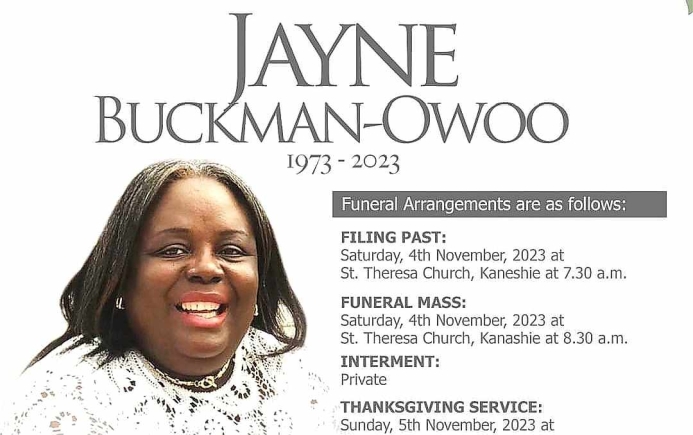 Miss Jayne goes home on Saturday, Nov. 4