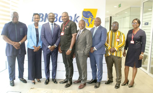 Theophilus Yartey (left), Editor, Graphic, and Victor Yaw Asante (3rd from right), Managing Director, FBNBank, with the executive team from FBNBank and Graphic during the visit. Picture: ESTHER ADJORKOR ADJEI Theophilus Yartey (left), Editor, Graphic, and Victor Yaw Asante (3rd from right), Managing Director, FBNBank, with the executive team from FBNBank and Graphic during the visit. Picture: ESTHER ADJORKOR ADJEI
