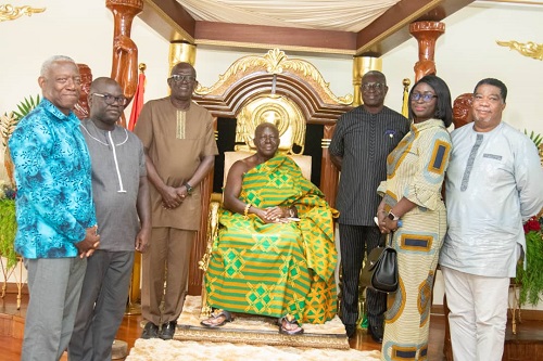 Ghana Golf Association introduces new Executive Council to Otumfuo Ghana Golf Association introduces new Executive Council to Otumfuo
