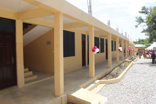 The newly constructed block in the La Dade-Kotopon Municipal Assembly 