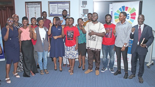 Some CSO members after the press briefing. Picture: ERNEST KODZI Some CSO members after the press briefing. Picture: ERNEST KODZI