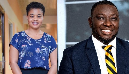 Andrew Takyi-Appiah (right) and Christina Gyisun Andrew Takyi-Appiah (right) and Christina Gyisun