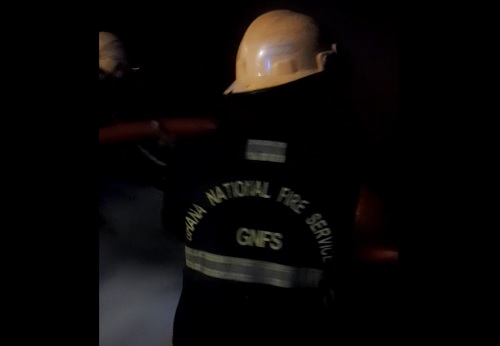 Devastating fire engulfs structures at Madina-Ritz Junction in Accra Devastating fire engulfs structures at Madina-Ritz Junction in Accra