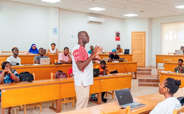 Teacher in an AI classroom Teacher in an AI classroom