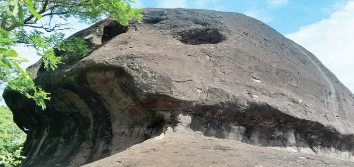 Obuor Abogyese (a rock with a chin and beard), wonderful work of nature