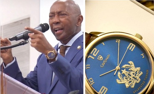 Houston Mayor Sylvester Turner Houston Mayor commends Caveman Watches for elevating African craftsmanship at Afro-Expo 2023