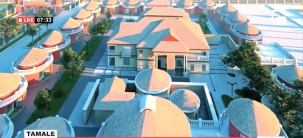 An artist’s impression of the new Gbewah Palace in Yendi