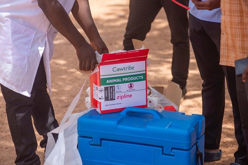 Zipline and Cowtribe join forces to support Veterinary Service Department in combating Anthrax outbreak Zipline and Cowtribe join forces to support Veterinary Service Department in combating Anthrax outbreak