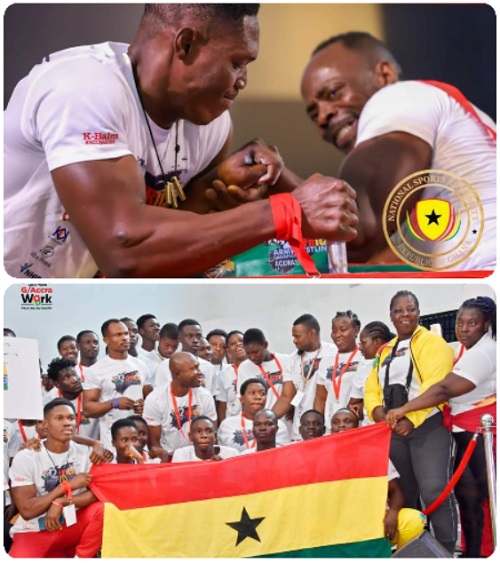 Hosts Ghana dominates medal table as 12th Africa Armwrestling Championship begins Hosts Ghana dominates medal table as 12th Africa Armwrestling Championship begins