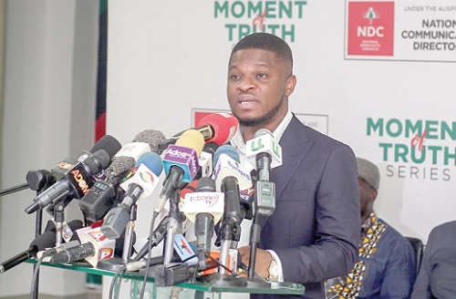 Sammy Gyamfi — National Communications Officer, NDC Sammy Gyamfi — National Communications Officer, NDC