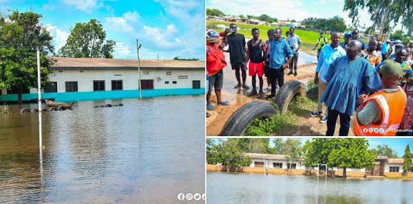 "I am saddened by the pain I see in the eyes of our mothers." - VP Bawumia after visiting flood victims "I am saddened by the pain I see in the eyes of our mothers." - VP Bawumia after visiting flood victims