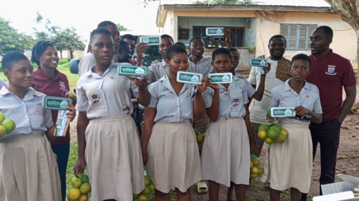 Eastfield Foundation donates math sets, oranges to BECE candidates Eastfield Foundation donates math sets, oranges to BECE candidates
