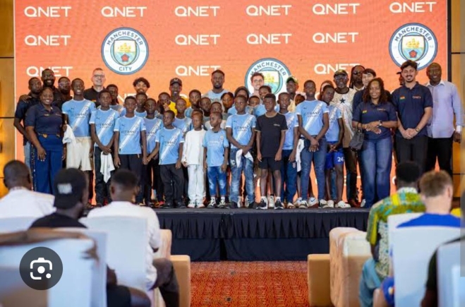Man City coaches mentor Ghana's next football stars in 4-day clinic
