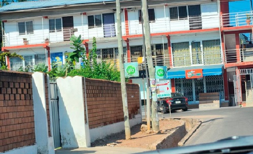 The 3-storey Mall behind which construction being done