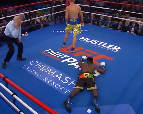 Patrick Allotey stopped in first round by Ukranian opponent Patrick Allotey stopped in first round by Ukranian opponent