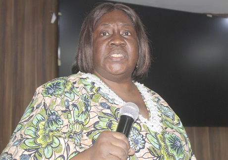Dr Esther Ofei-Aboagye —  Former Director, ILGS, launching the  project.  Picture: ESTHER ADJORKOR ADJEI