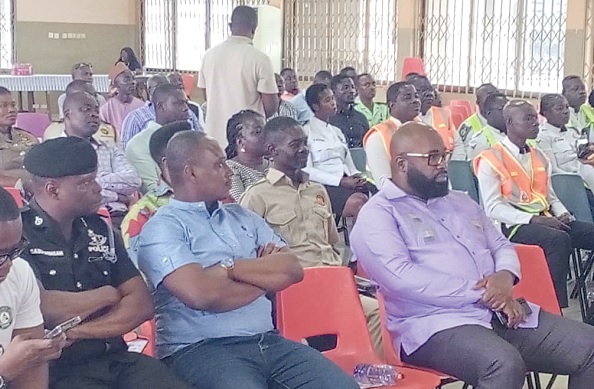 Some stakeholders in the sensitisation meeting on the new traffic system Some stakeholders in the sensitisation meeting on the new traffic system