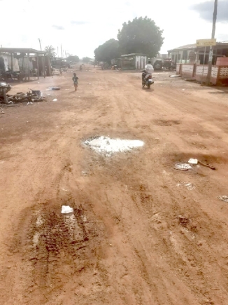 The Kum Fong road linking to Tamale-Bimbila road and other adjoining communities 