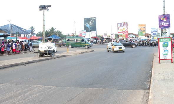 Potholes that used to be at Odorkor traffic light have been asphalted. Picture: ELVIS NII NOI DOWUONA Potholes that used to be at Odorkor traffic light have been asphalted. Picture: ELVIS NII NOI DOWUONA
