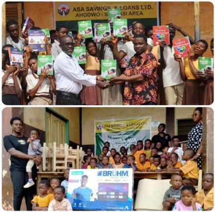 Asa Savings supports two basic schools in Kumasi Asa Savings supports two basic schools in Kumasi