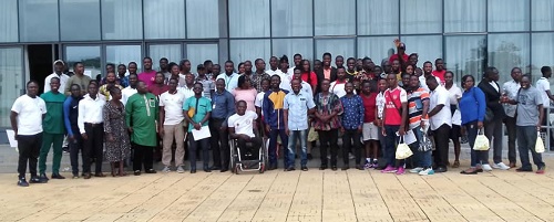 Participants with organizers in a group photograph after the workshop Participants with organizers in a group photograph after the workshop