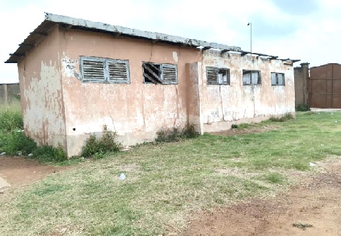  A section of the abandoned Tema stadium