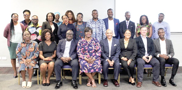 • Management of Tullow with some participants after the training Tullow drives local participation in oil, gas sector