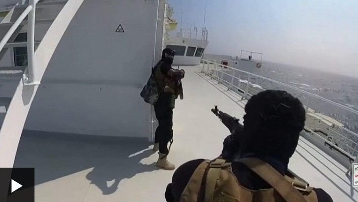 US Navy helicopters destroy Houthi boats in Red Sea after attempted hijack