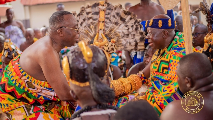 This is how the Asantehene celebrated the 1st Akwasidae in his Silver Jubilee year (PHOTOS)