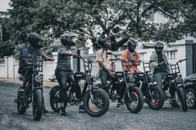 Valerie Labi builds bikes that use electricity Valerie Labi builds electric bikes in Ghana