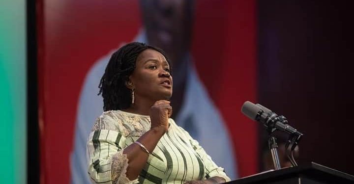 Professor Naana Jane Opoku-Agyemang, the 2020 running mate of NDC flagbearer John Mahama Naana Opoku-Agyemang
