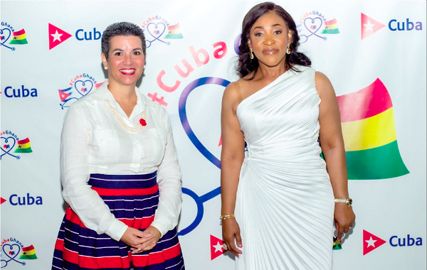 Shirley Ayorkor Botchwey (right), Minister for Foreign Affairs and Regional Integration, and Anette Chao Garcia, Cuban Ambassador to Ghana Shirley Ayorkor Botchwey (right), Minister for Foreign Affairs and Regional Integration, and Anette Chao Garcia, Cuban Ambassador to Ghana