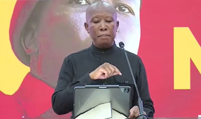 Former president should not make it his business to fight current president – Julius Malema Former president should not make it his business to fight current president – Julius Malema