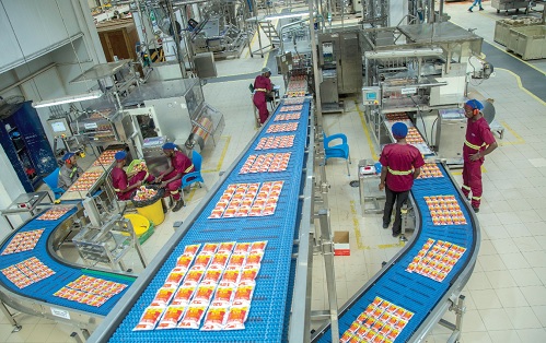Some workers at the Nutrifood factory Some workers at the Nutrifood factory