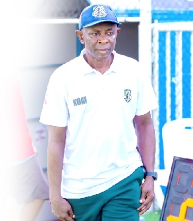 Coach Kassim Mingle Ocansey has built a solid side challenging for the league title in their debut premiership campaign Coach Kassim Mingle Ocansey has built a solid side challenging for the league title in their debut premiership campaign