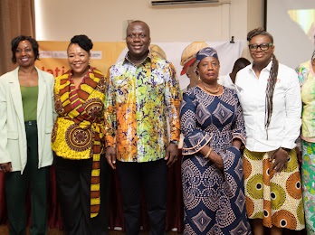 Samuel Abu Jinapor(third from left), Minister of Lands and Natural Resources with other dignitaries after the National Policy Dialogue Samuel Abu Jinapor(third from left), Minister of Lands and Natural Resources with other dignitaries after the National Policy Dialogue