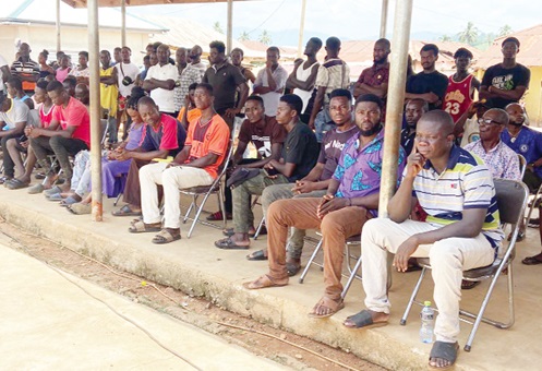 The Akyem Ntronang community members