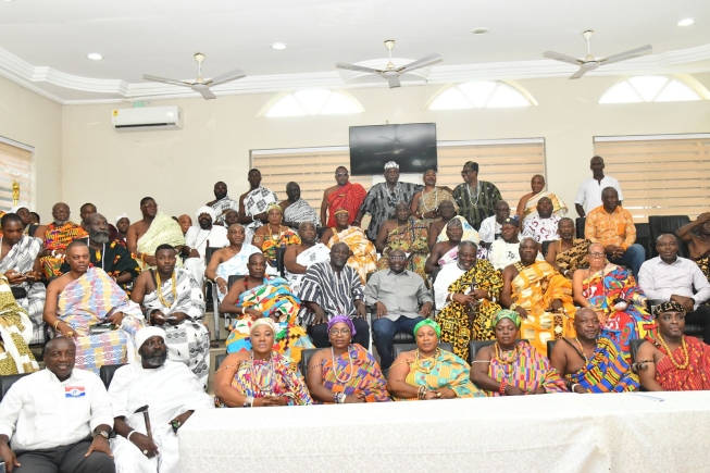 Your selfless and caring nature will help this country - Greater Accra House of Chiefs to Bawumia Your selfless and caring nature will help this country - Greater Accra House of Chiefs to Bawumia