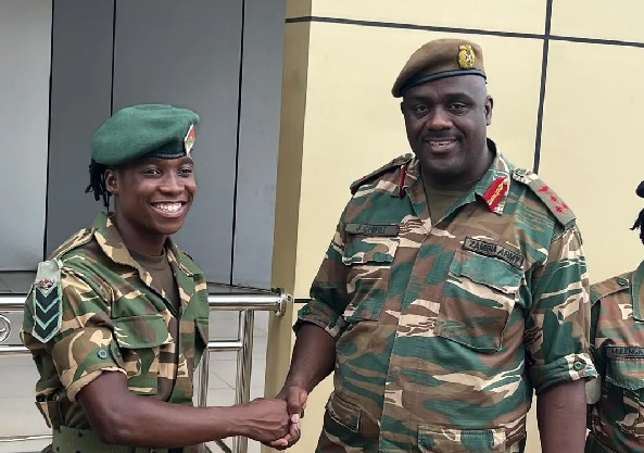 Barbara Banda has been promoted to the rank of Staff Sergeant Barbara Banda has been promoted to the rank of Staff Sergeant