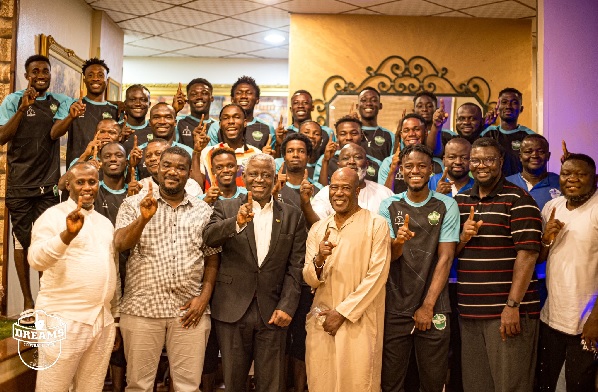 Ghana's Ambassador to Egypt boosts morale of Dreams FC ahead of Zamalek clash Ghana's Ambassador to Egypt boosts morale of Dreams FC ahead of Zamalek clash