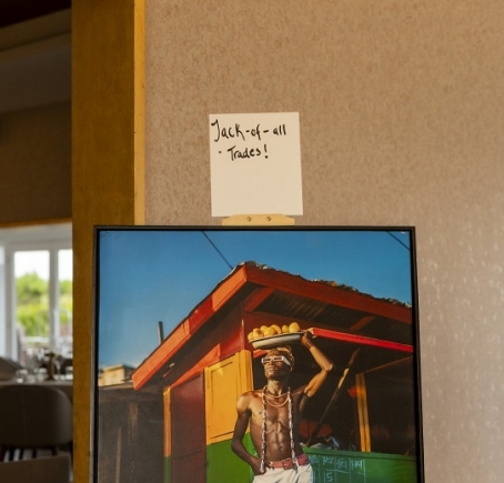 One of the artworks exhibited Twinsdntbeg holds Photo Exhibition in Accra