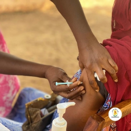 Ghana begins new COVID-19 vaccination exercise Ghana begins new COVID-19 vaccination exercise