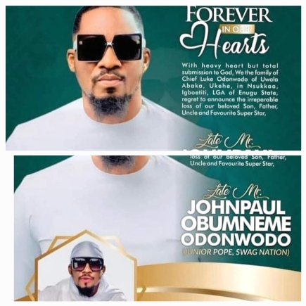  See when late actor Junior Pope will be buried 