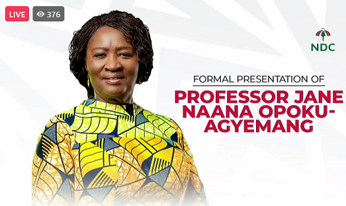 LIVE: Watch the outdooring of John Mahama's running mate Prof Naana Jane Opoku-Agyemang LIVE: Watch the outdooring of John Mahama's running mate Prof Naana Jane Opoku-Agyemang