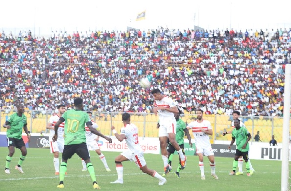 Dreams shattered as Zamalek qualify for Confed Cup final. Photos: Emmanuel Baah Dreams shattered as Zamalek qualify for Confed Cup final. Photos: Emmanuel Baah