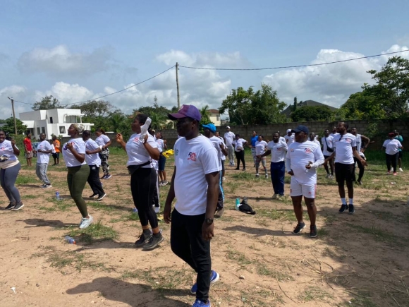 JUSAG organises health walk 